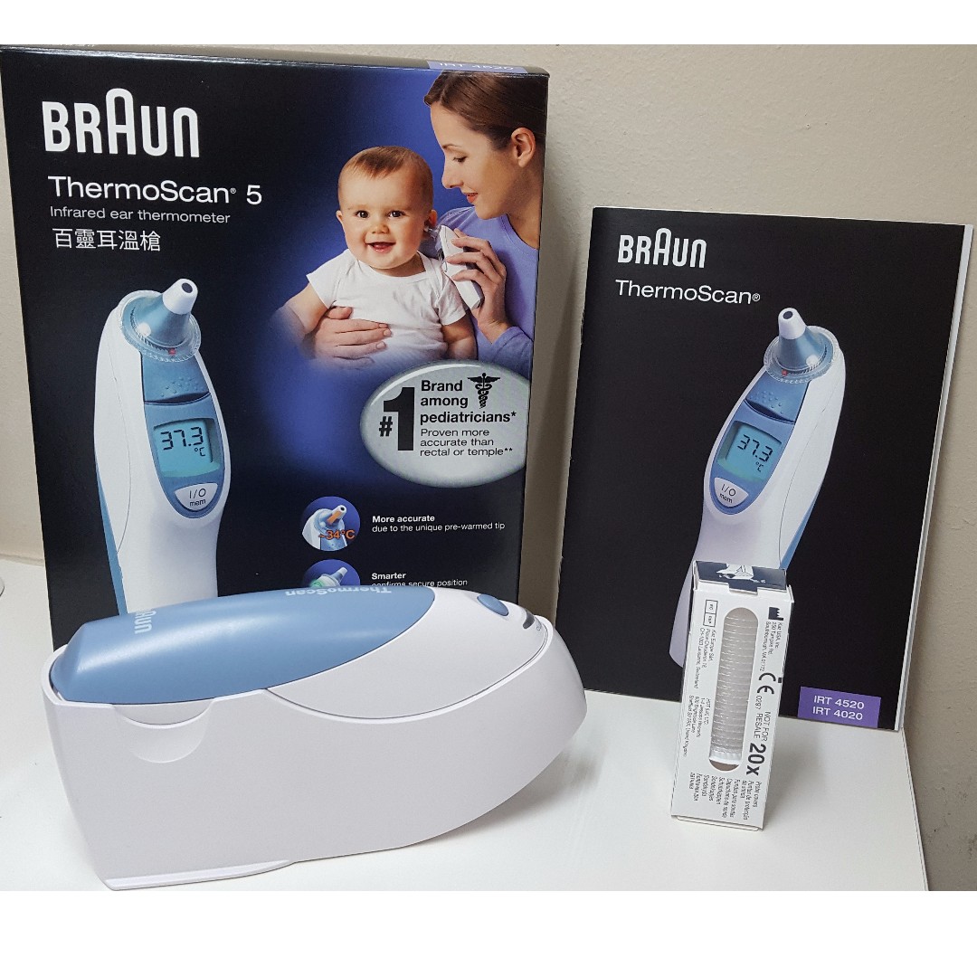 binden meten Necklet Braun 4520 Thermoscan ExacTemp Ear Thermometer, Babies & Kids, Babies &  Kids Fashion on Carousell