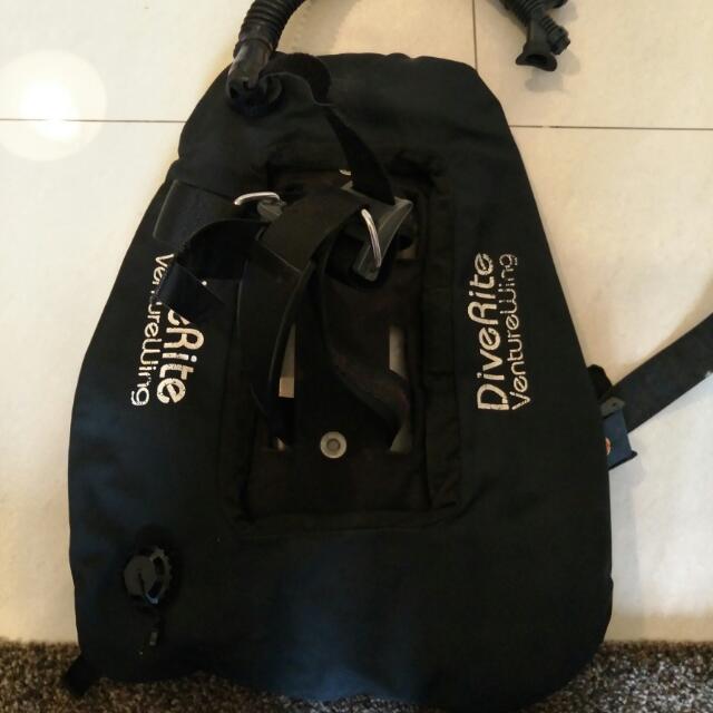 Dive Rite.. Back Plate BCD With Tank Straps, Sports Equipment, Sports