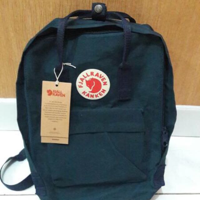 kanken backpack dark blue