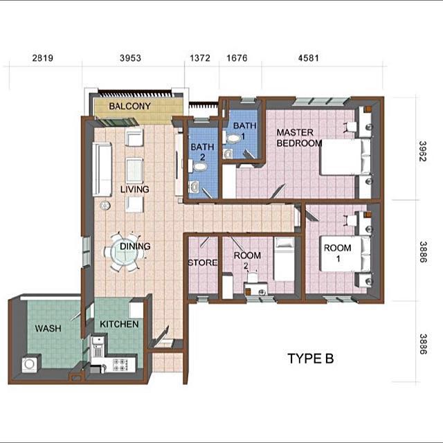 For Rent Pangsapuri Anggun 1193sqft Seksyen 4 Bangi Property Rentals On Carousell