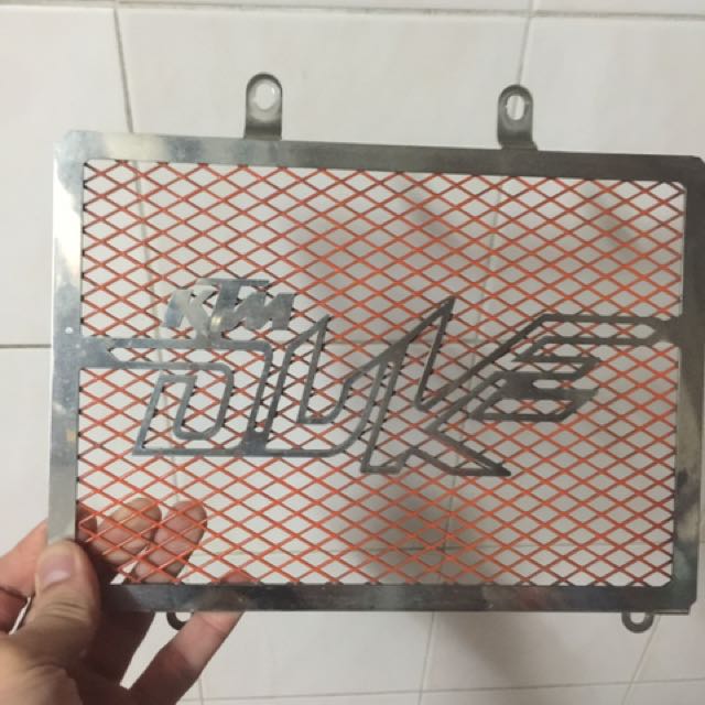 Ktm Duke 125 200 390 Radiator Cover Car Accessories On Carousell