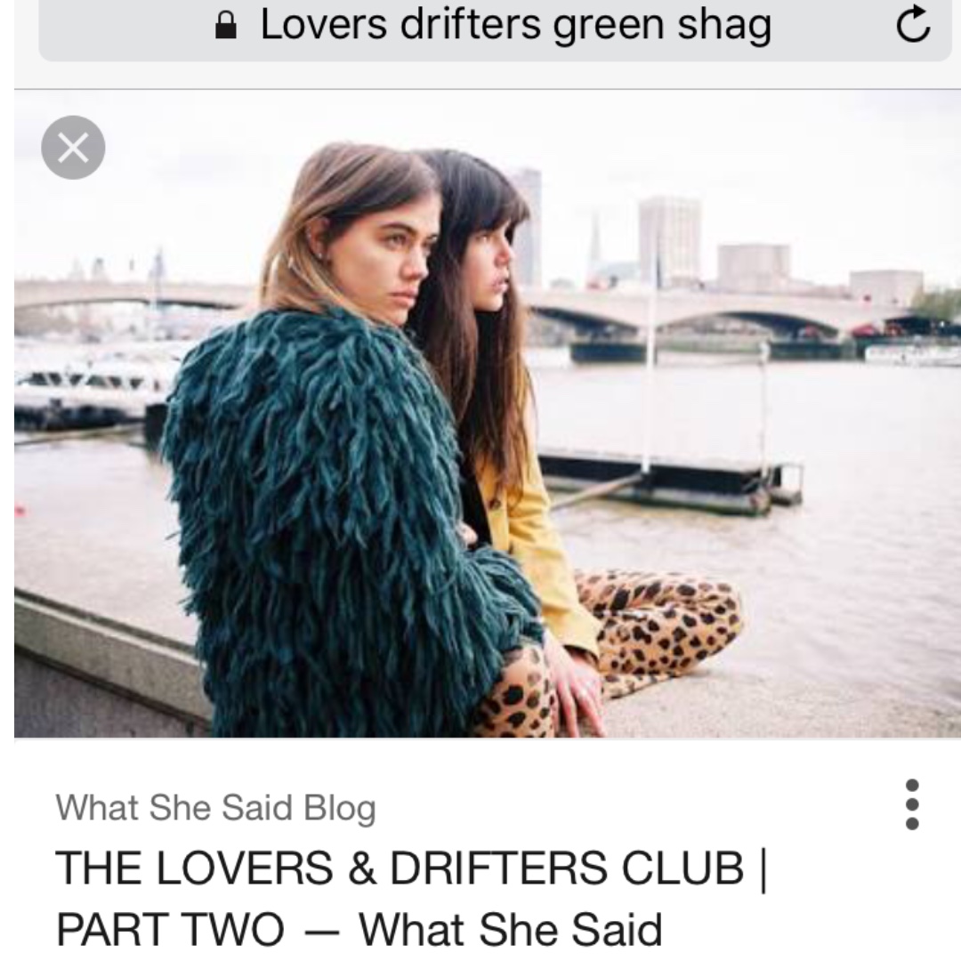 lovers and drifters shag jacket Women s Fashion Clothes on Carousell