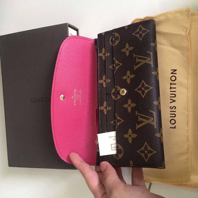 Emilie wallet Louis Vuitton Pink in Other - 35757254