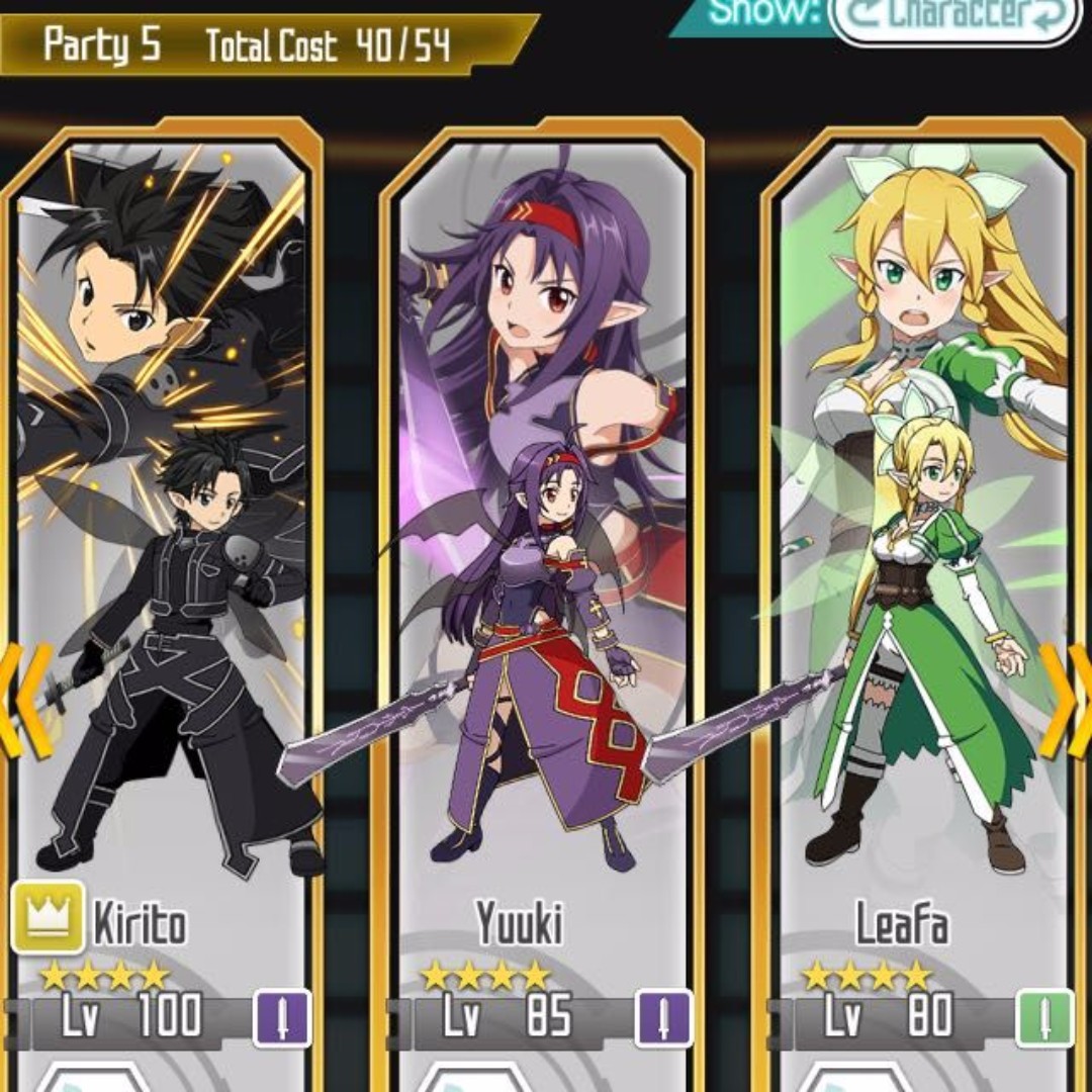 SAO Memory Defrag Beater Kirito Kancer, Toys & Games, Video Gaming