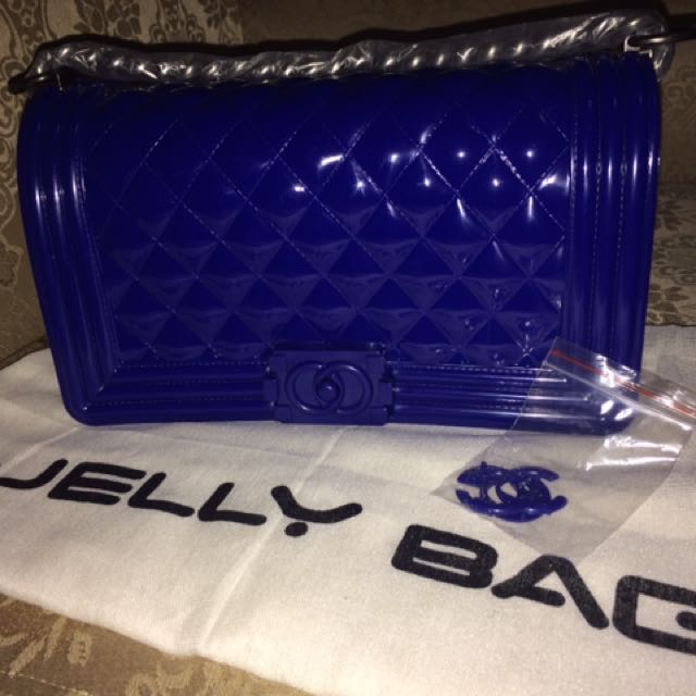 TOYBOY(Chanel le Boy Inspired)Jelly Bag, Luxury, Bags & Wallets on