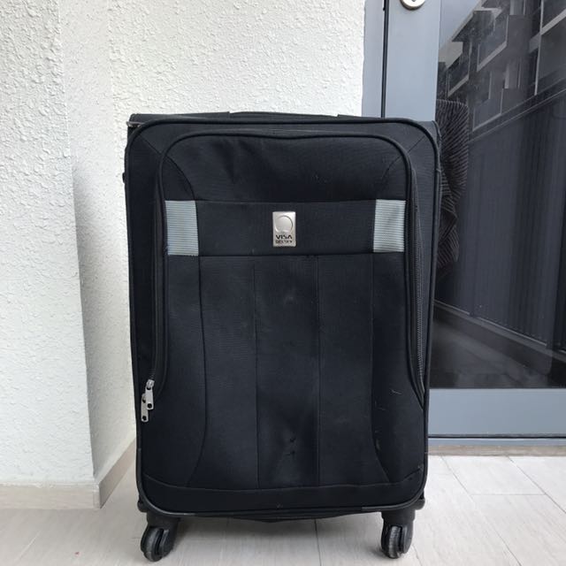 visa delsey suitcase