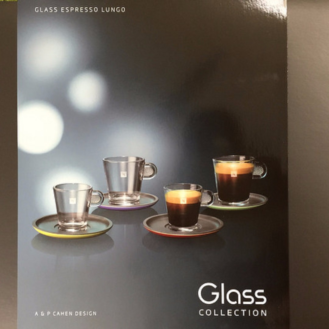 (減價) 全新 Nespresso VIEW 玻璃 Espresso 及 Lungo 咖啡杯 / VIEW Espresso and