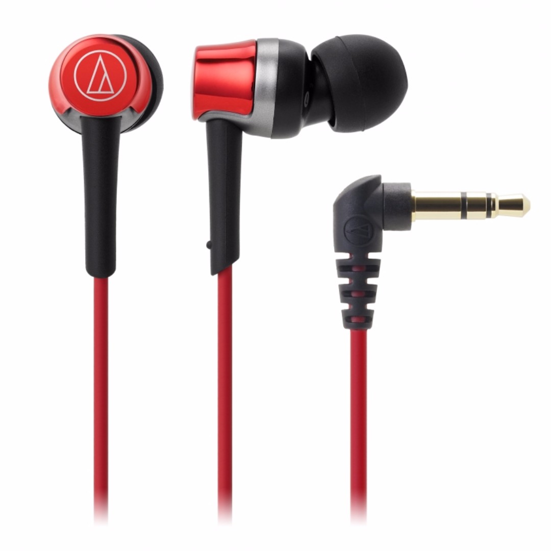 Image result for Audio technica ATH-CKR30iS RED