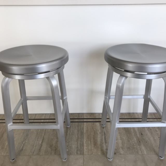 Crate and barrel metal bar shop stools