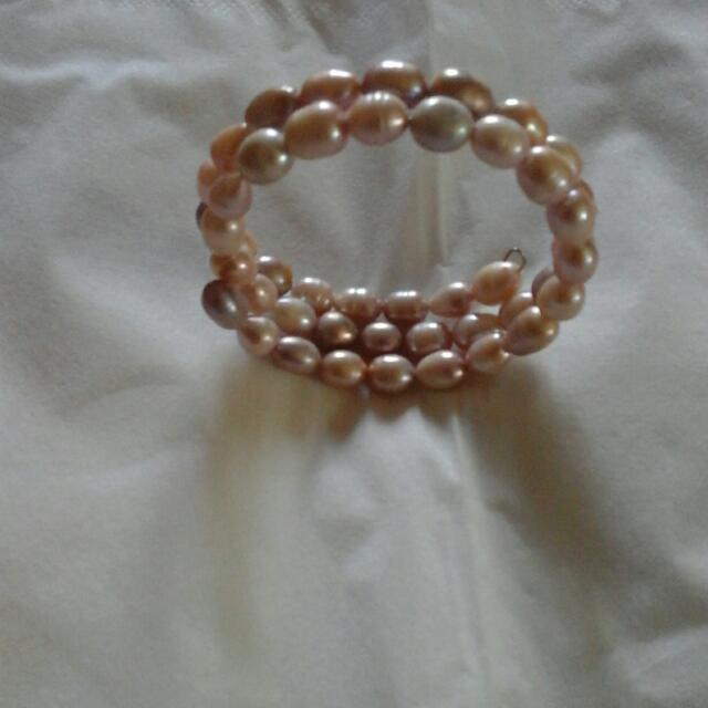 Gelang Mutiara Air Tawar Womens Fashion Womens Jewelry