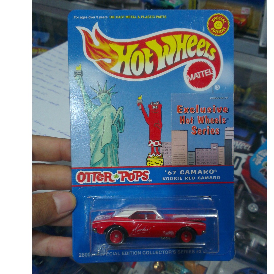 Hotwheels '67 Camaro (Otter Pops), Hobbies & Toys, Collectibles &  Memorabilia, Vintage Collectibles on Carousell