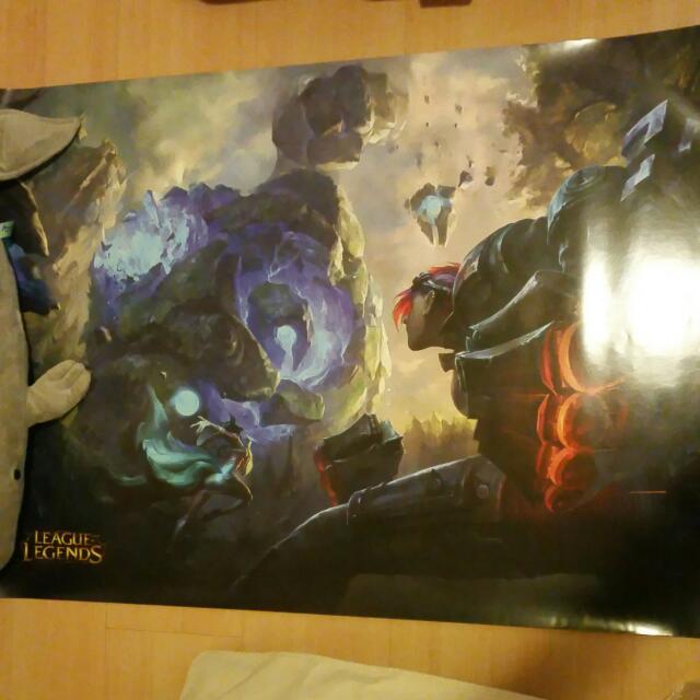 Lol Legue Of Legends Ahri X Jinx Poster Original Riot Merchandise Toys Games Video Gaming Video Games On Carousell