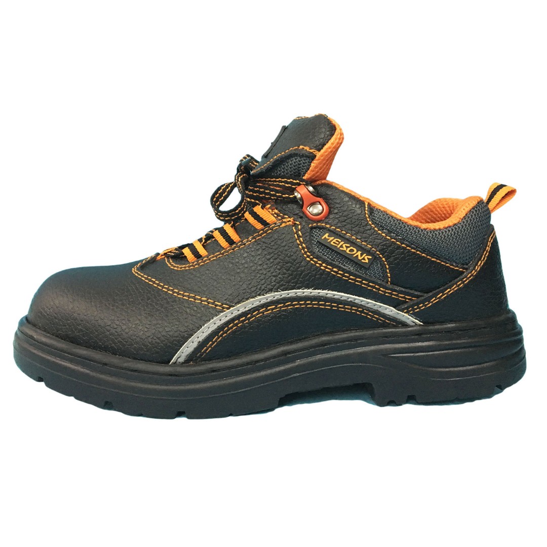 Meisons safety shoes orange LOW cut 