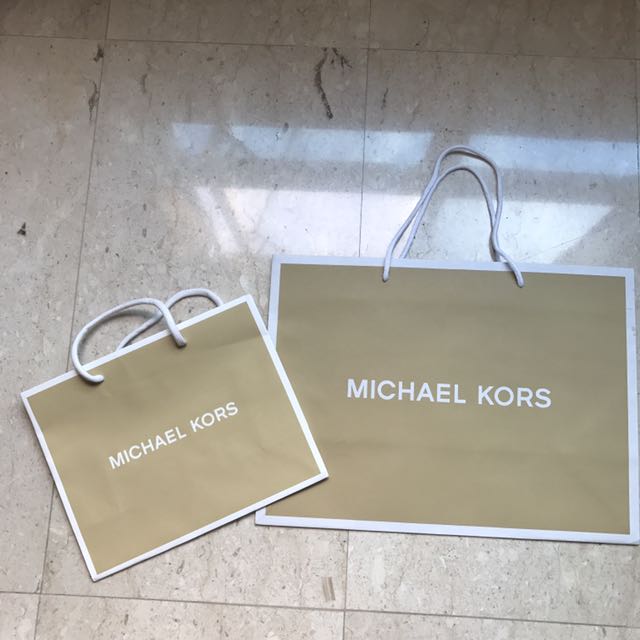 Michael Kors MK Paper Bag Luxury Bags Wallets on Carousell