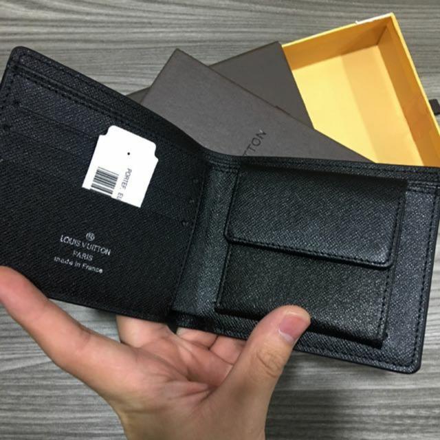 Replica Louis Vuitton LV Damier Men's Wallet, Men's Fashion