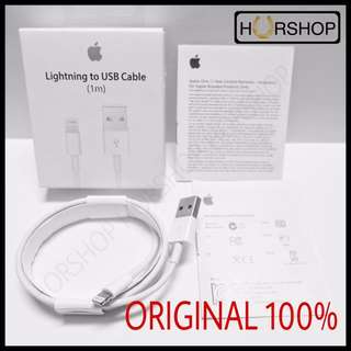 Lightning Cable ORIGINAL 100% apple Iphone Ipad Kabel Data ASLI