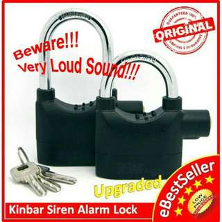 Kinbar SIREN ALARM PAD LOCK DOOR/Motor/Bike/Car Anti-Theft
