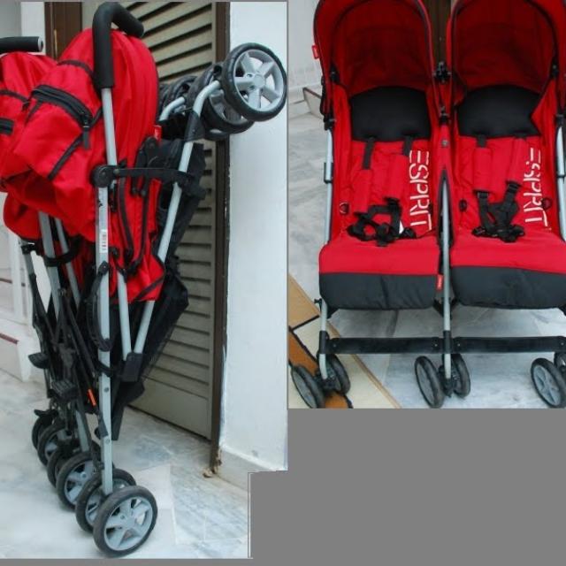 Twin stroller second shop hand
