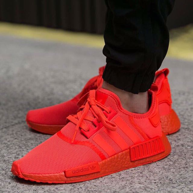 Adidas nmd top solar red
