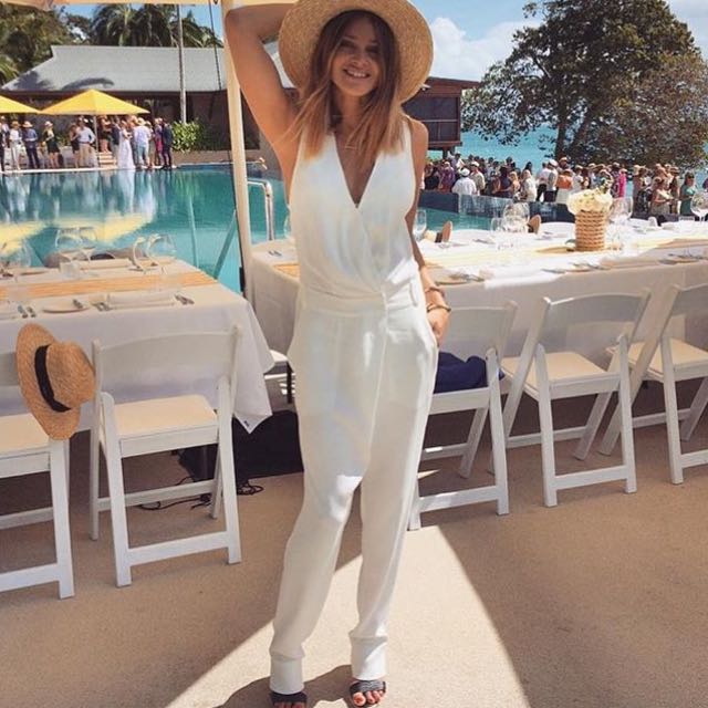 bec and bridge white jumpsuit