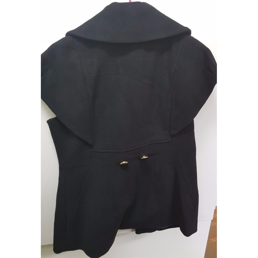 Black Color Wool Ladies Jacket, Women's Fashion, Coats, Jackets and ...