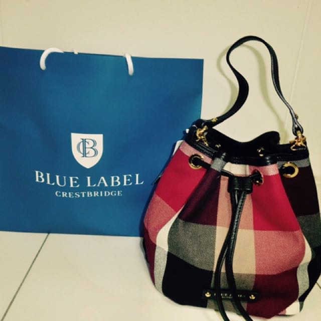 Blue label sale bucket bag
