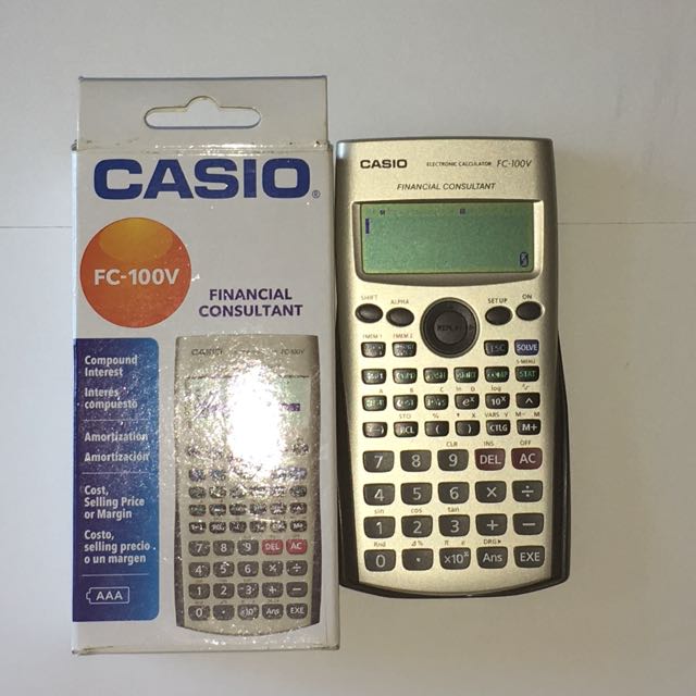 Casio Financial Consultant Calculator (FC100V), Computers & Tech