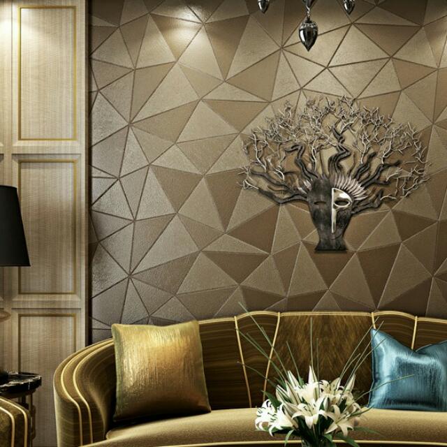 Geometric Stylish Metalic Modern Simple Minimalistic Thick