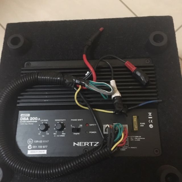 Hertz Active Subwoofer, Audio, Soundbars, Speakers & Amplifiers on