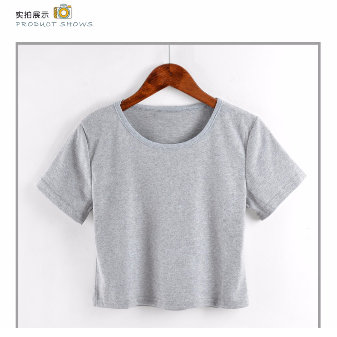 crop top korea hijab