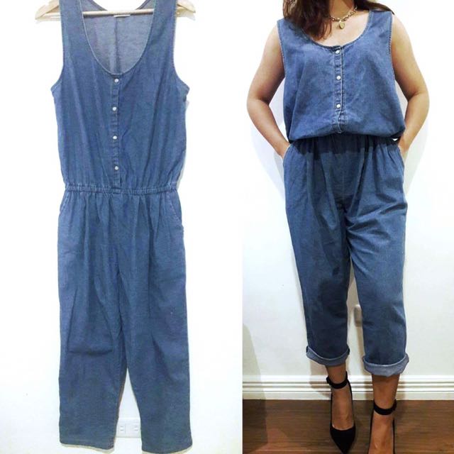 maong jumpsuit