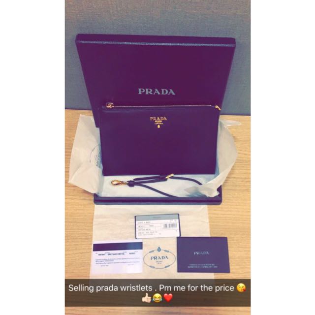 prada wristlets