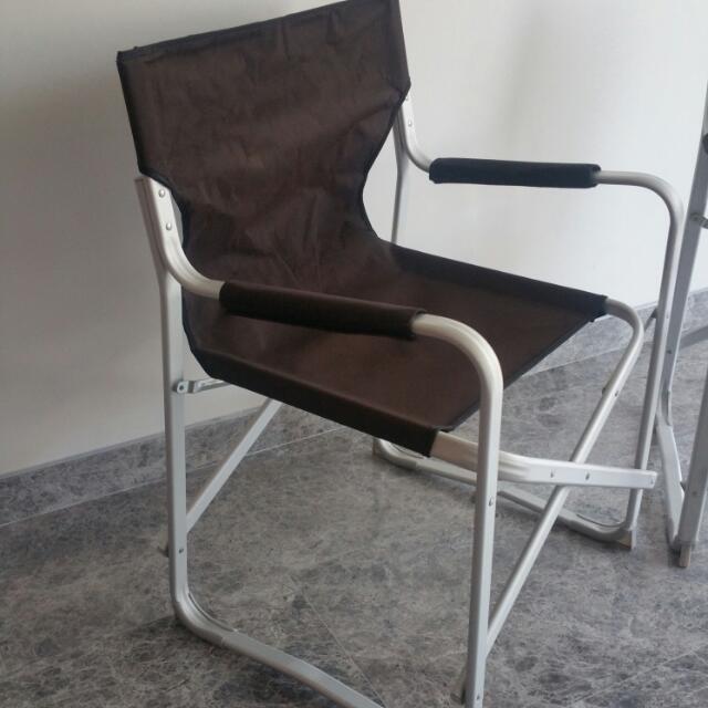 Preloved IKEA KALVO Director s Folding Aluminium Sturdy And Lightweight Chair