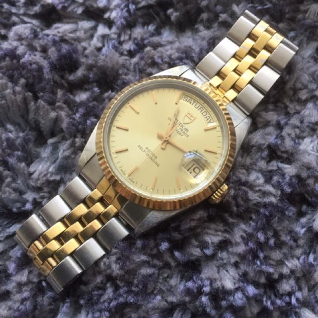 Special Issue Half Gold Tudor Day Date Watch Luxury Watches on