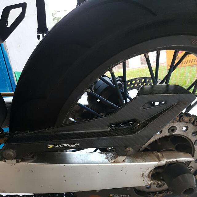 Zeta Z Carbon Chain Guard For DRZ 400 SM Firm Price Motorcycles