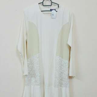 Creamy White Dress