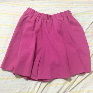 [二手] 粉色褲裙 #兩百元短褲