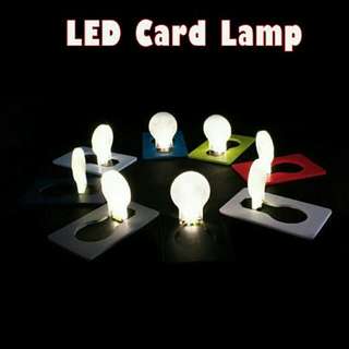 Portable Pocket LED Card Light Lamp put in Purse Wallet