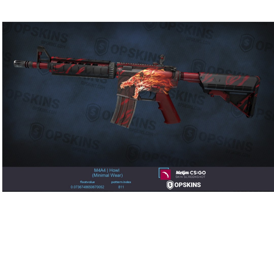 Csgo Selling 3 M4a4 Howl Minimal Wear Toys Games Video Gaming Gaming Accessories On Carousell This year, m4a4 howl has broken another record. carousell