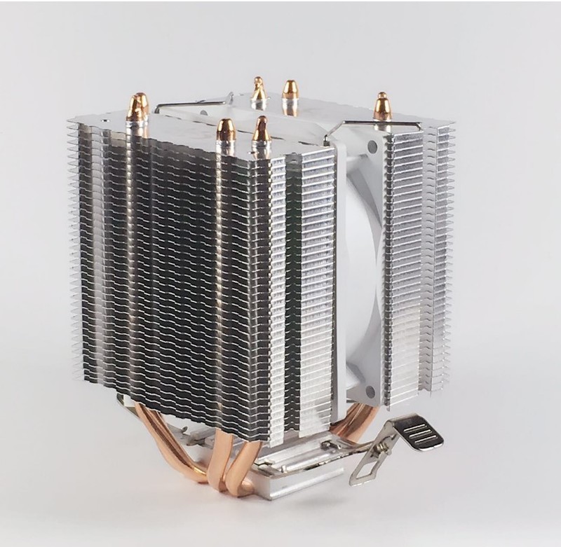 d300 双塔 纯铜四热管散热器 通用款 9cm风扇 cpu散热器 热管cpu风扇