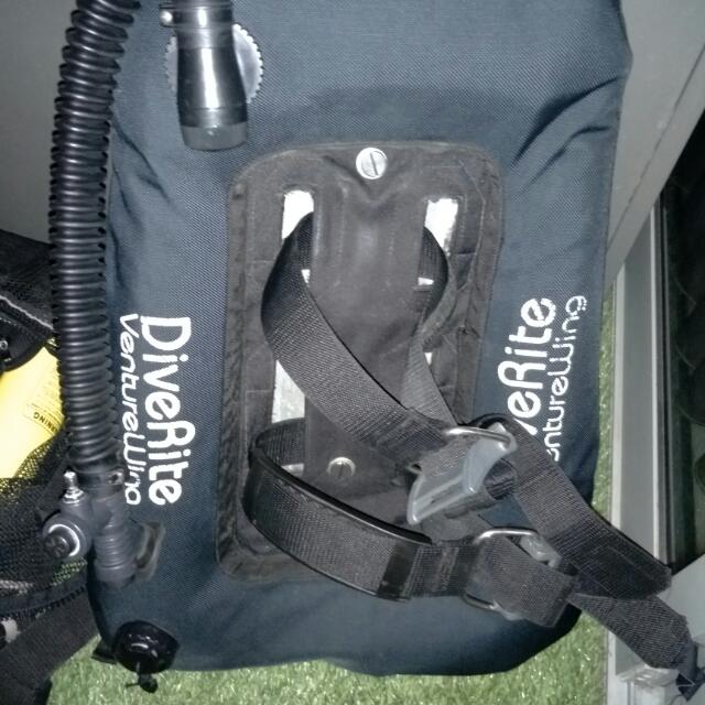 Dive Rite.. Back Plate BCD With Tank Straps, Sports Equipment, Sports
