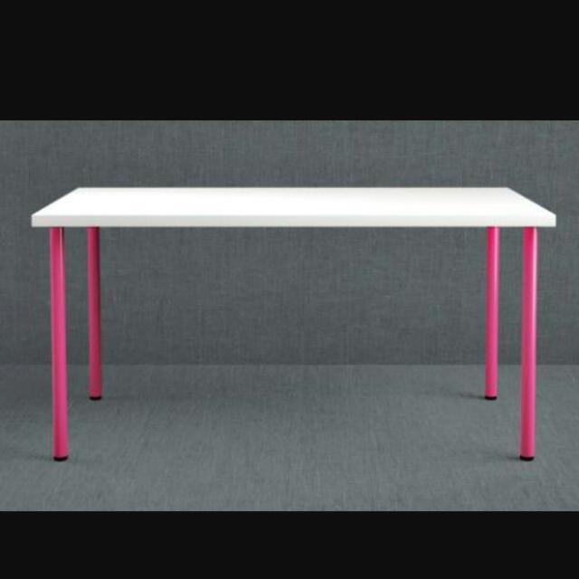 Ikea Desk With Pink Legs Furniture Tables Chairs On Carousell