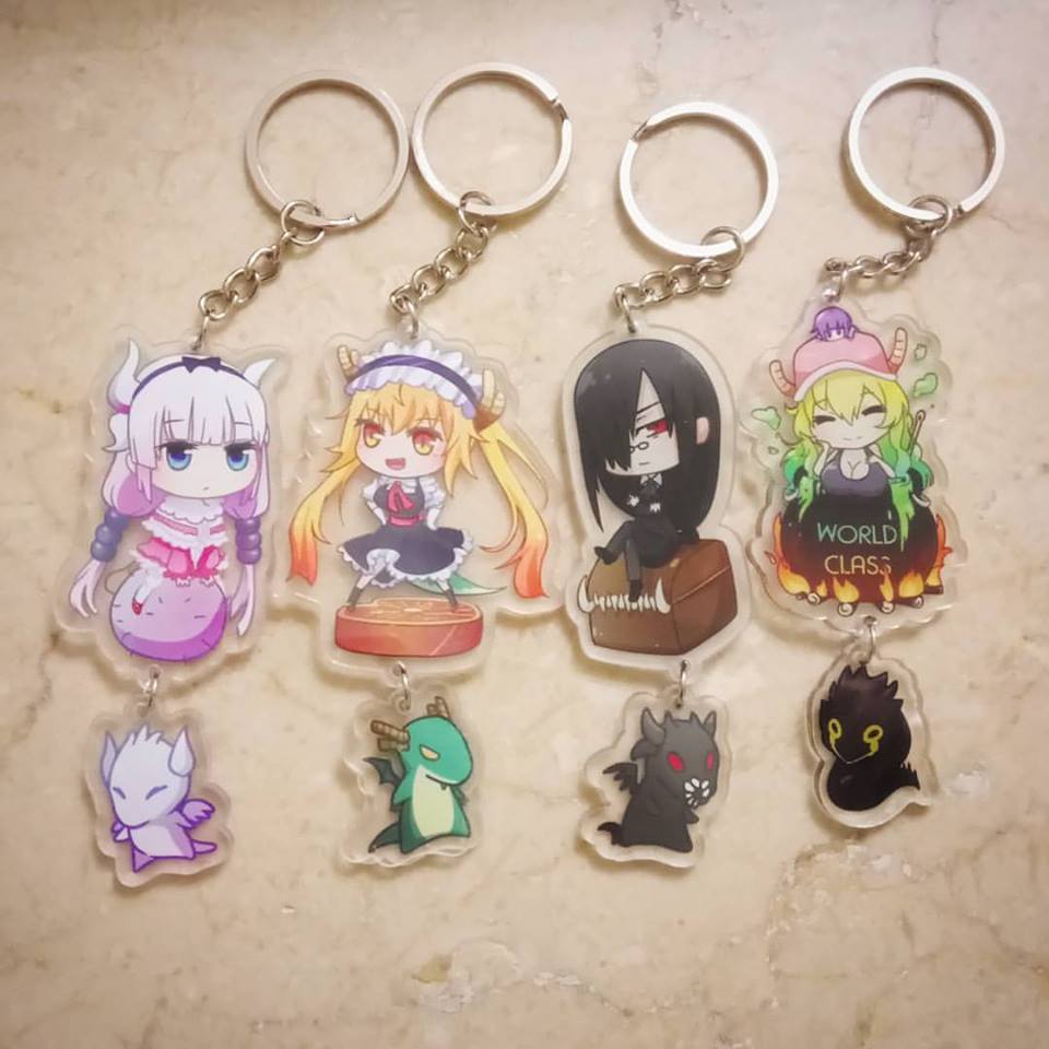 Kobayashi san s Maid dragon Keychains Hobbies Toys Memorabilia Collectibles Fan Merchandise on Carousell