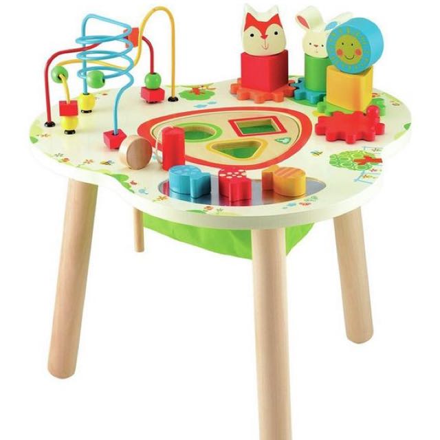 Early learning centre wooden activity sale table