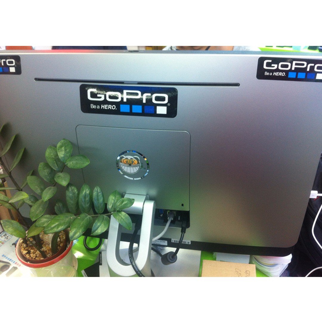 Proocam Pro-F014B-WH Gopro Be a Hero Design Sticker set 4 size - White ...