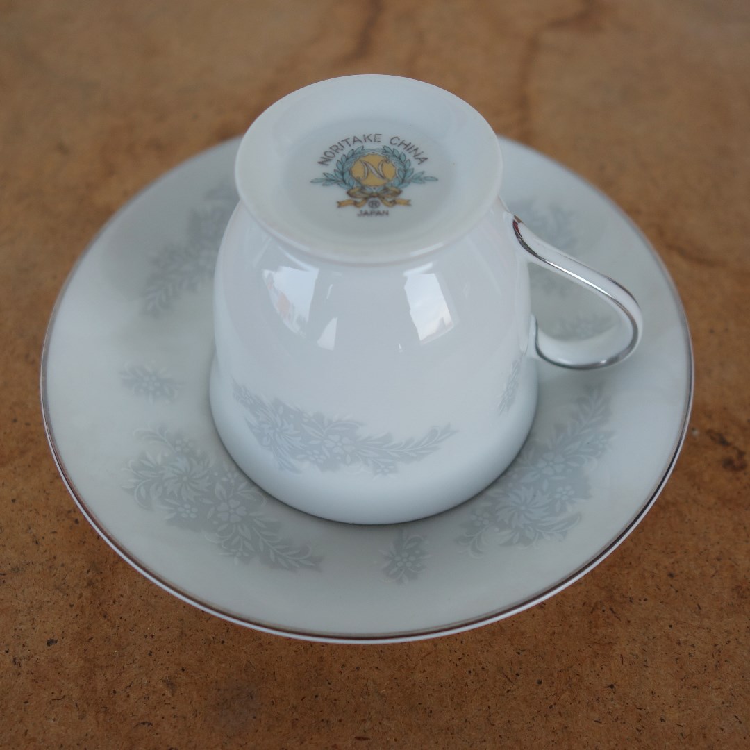 Rare Noritake Tea Cup and Saucer Set, 6315 Armand Model, JAPAN, Fine