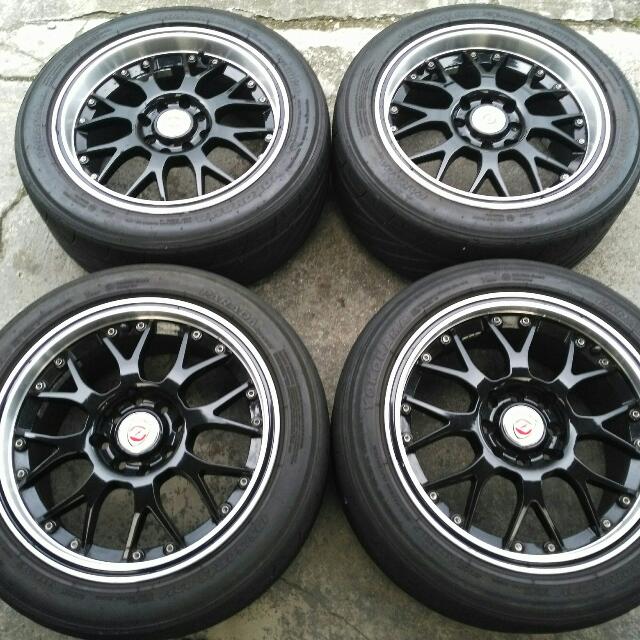 Rim Bbs 15 Inch Siap Tayar Auto Accessories On Carousell