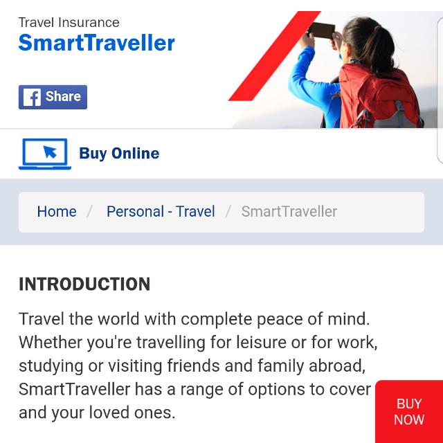 Travel Insurance Smart Traveller By Axa Home Services Others On Carousell