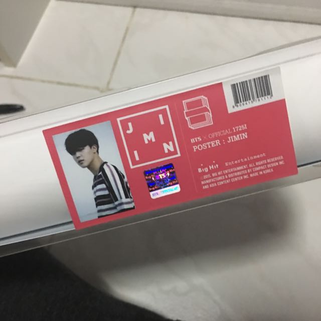 BTS Jimin Poster HYYH Epilogue Concert Goods ...