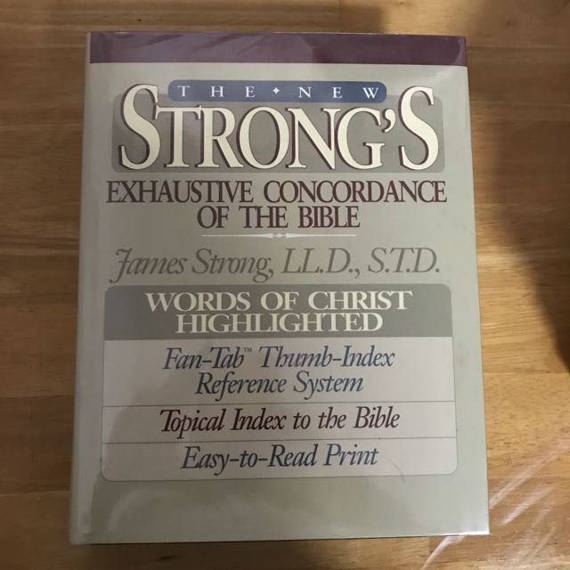 Hardcover The New Strong S Exhaustive Concordance Of The Bible
